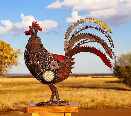 jordan sprigg | 废铁雕塑_作品