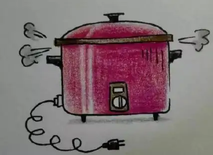 电饭锅简笔画步骤图