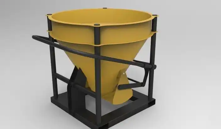 一个立方体混凝土吊桶