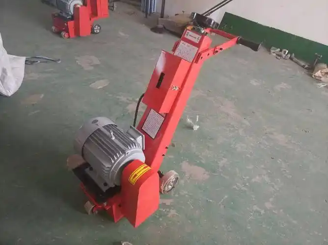 手推式电动铣刨机 250型地面拉毛机 混凝土路面翻新铣刨机