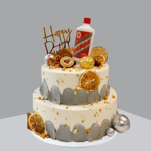 仿真生日蛋糕模型2020新款男神双层定制橱窗塑胶仿真水果