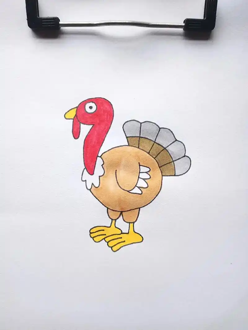 今天我们一起来画鸵鸟#儿童简笔画 #爱画画的小朋友 #新年快 - 抖音