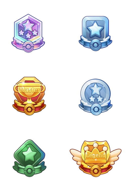 游戏等级徽章图标