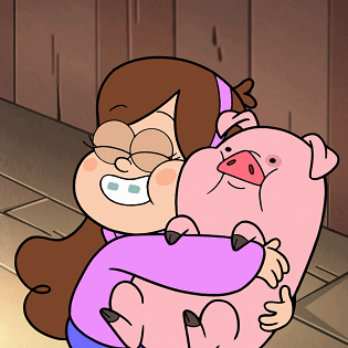 怪诞小镇 抱住摇摇猪_摇摇_怪诞_小镇_抱住表情