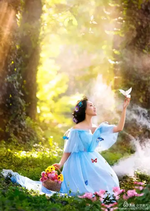 美女风景照片百图～人美景美,美不胜收,满满诗情画意,另人心旷神怡.