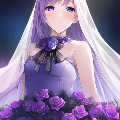 女生漫画头像唯美仙气动漫高贵图片