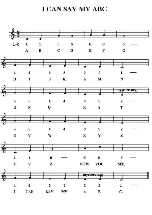 26个英文字母歌