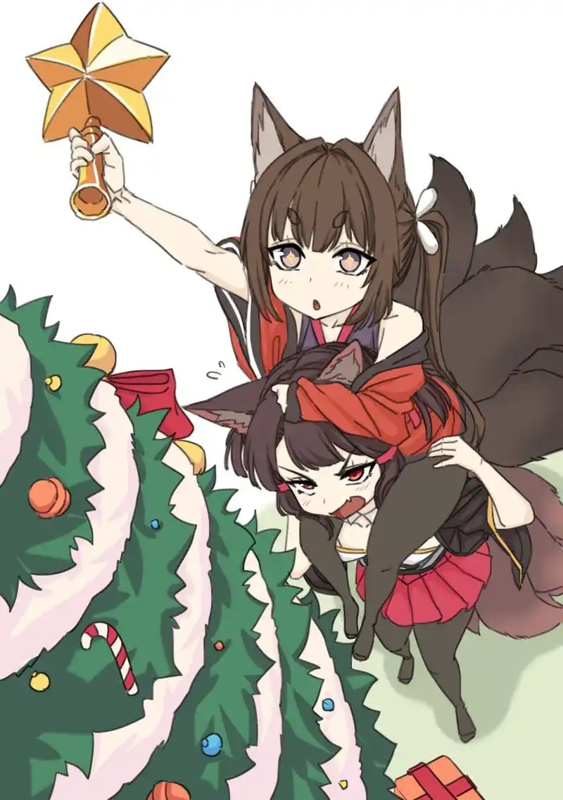 90伯利恒之星82——小天城&小赤城(碧蓝航线)#二次元#  画师:ou