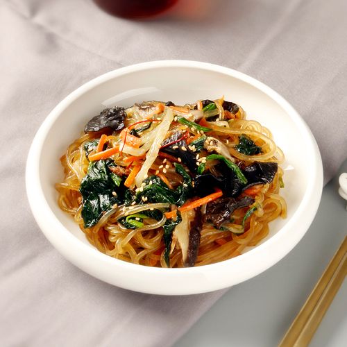 富爸爸韩式粉丝炒杂菜300g懒人速食方便菜 加热即食主食 可佐餐