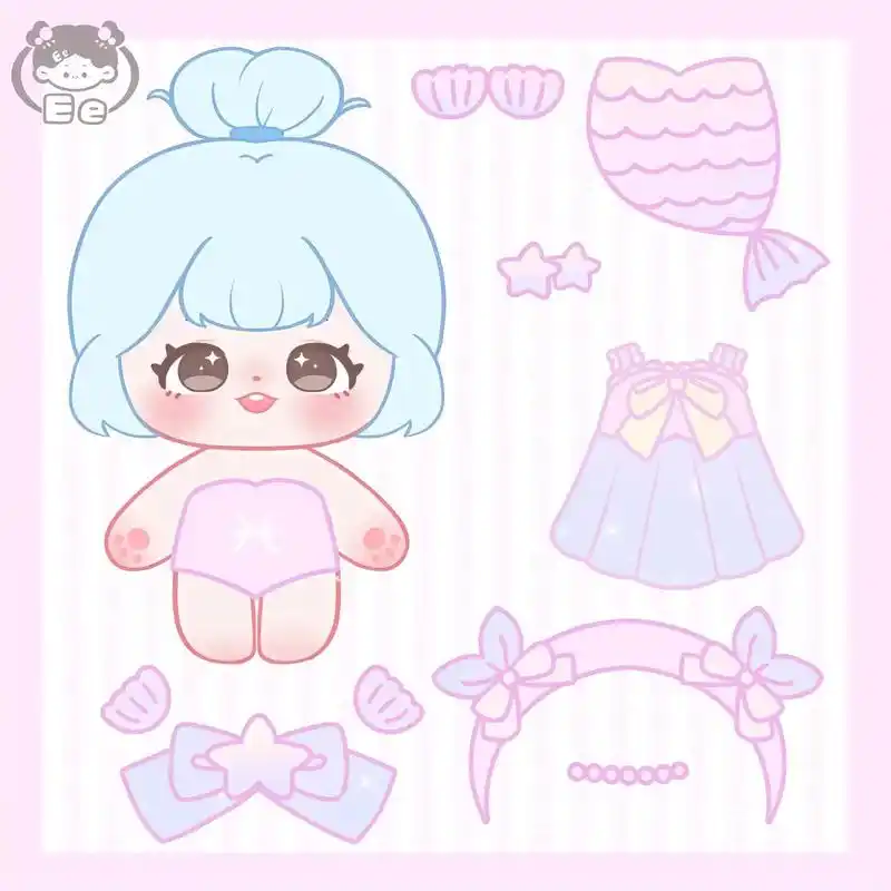 手帐素材图片 #可爱头像女卡通呆萌 - 抖音