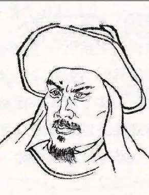 李自成的头像简笔画