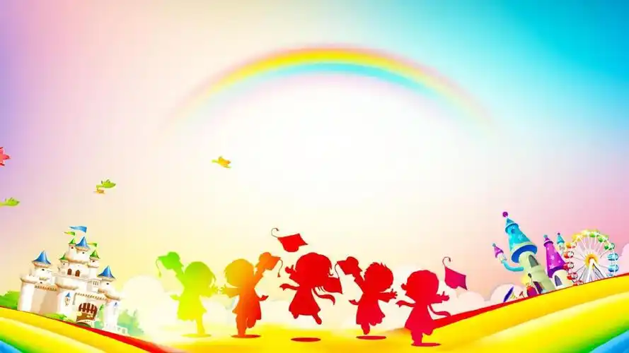 六一儿童节幼儿园小学趣味俏皮(1)ppt模板