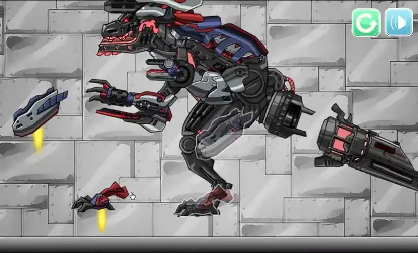 组装 b>机械恐龙拼装 /b>对战 b>游戏 /b>,组装机械合体变形龙机 b>