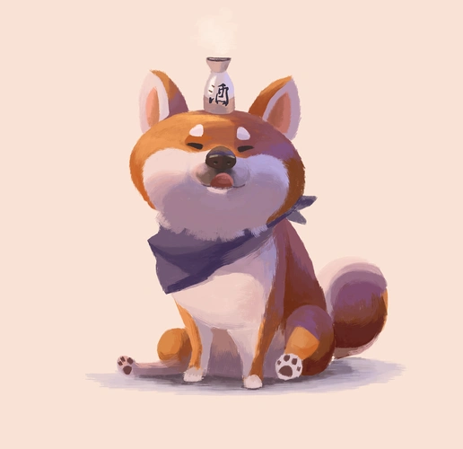 柴犬插画练习-4|插画|创作习作|繁华似雨 - 临摹作品 - 站酷 (zcool)