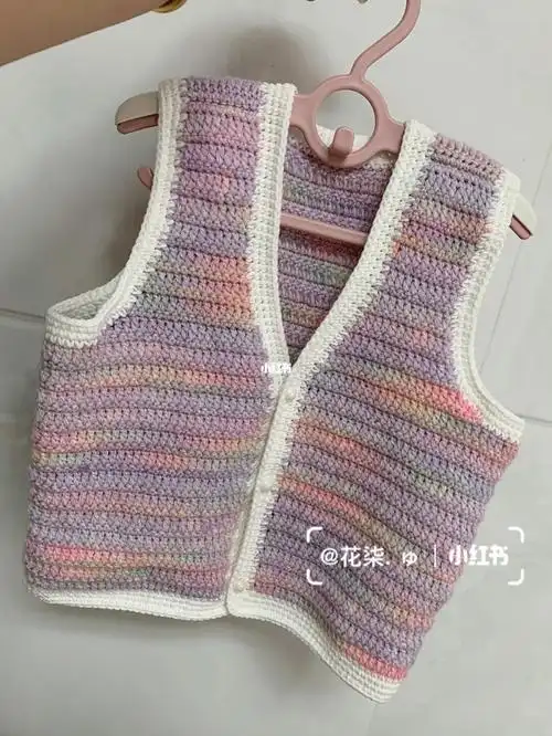 宝宝小背心钩织