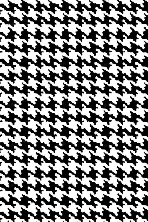 千鸟格黑白格格纹背景