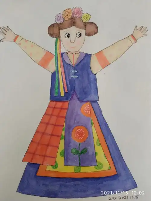 插画人物系列女孩