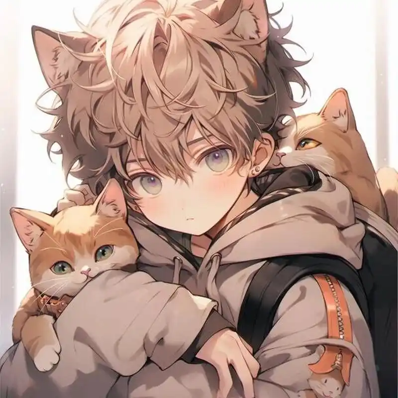 动漫男生头像97猫耳少年 正太版