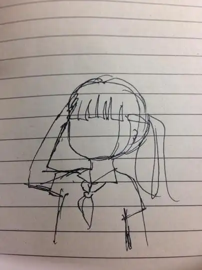 学生宣誓简笔画