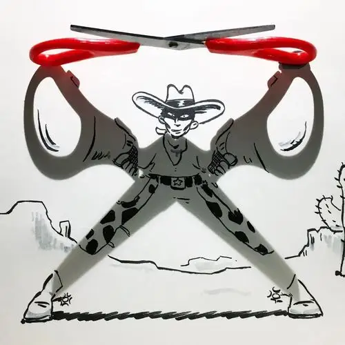 他几笔就把影子画成了精大人和孩子看完都直呼奇妙