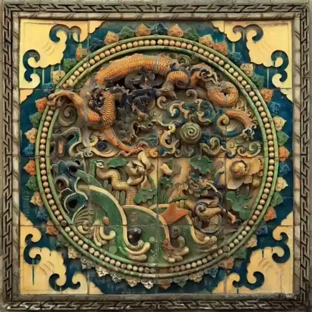 浮图工艺美术出品  - 寺庙彩画泥塑壁画 - 抖音