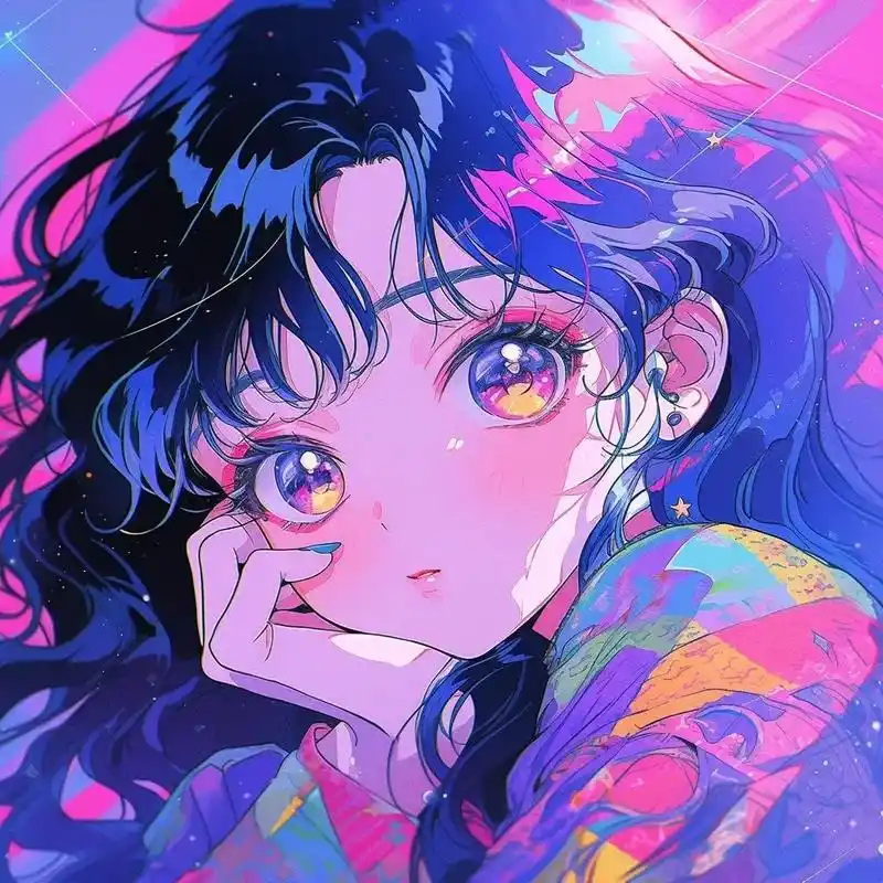 五颜六色的女生头像#动漫头像 #优质头像 #图文来了 - 抖音