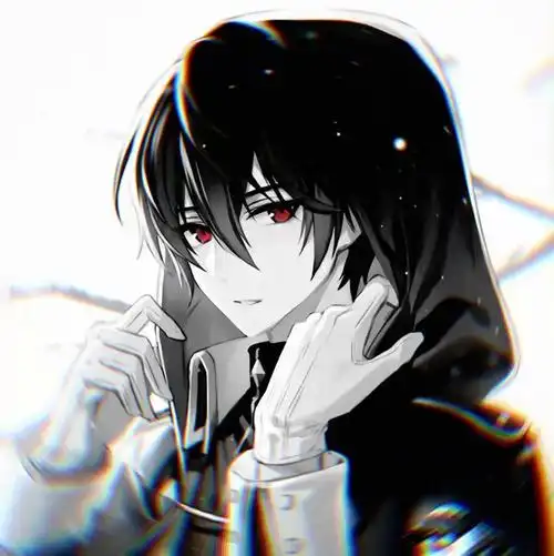 黑白动漫,黑白男头,黑暗系男头黑暗系男头