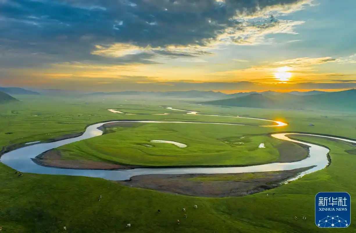 呼伦贝尔:莫尔格勒河景美如画
