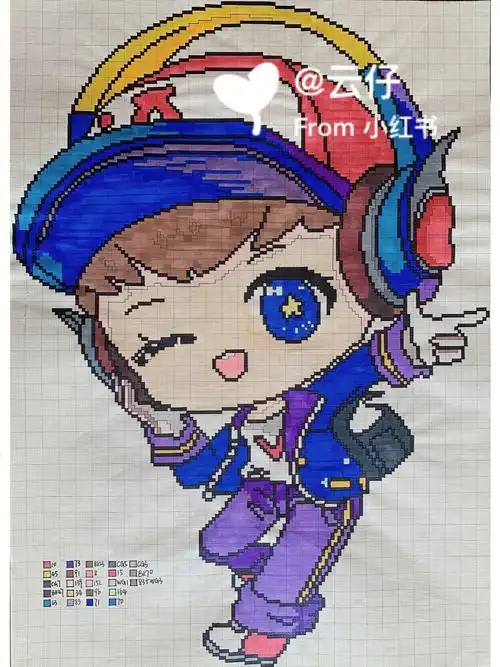 更王者系列真的需要耐心#像素画  #王者荣耀  #鲁班七号