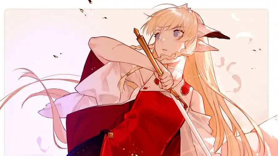 二次元动漫美女高清电脑桌面壁纸