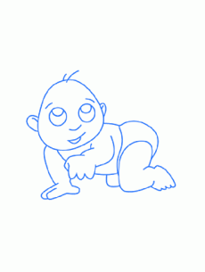 首页 图片大全 幼儿教育 爬行婴儿简笔画图片教你怎么画爬行婴儿
