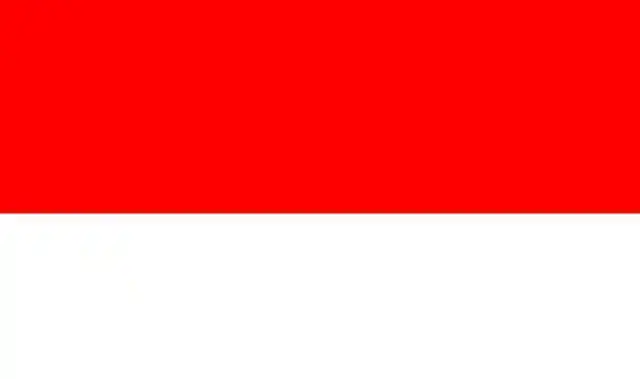 这14面国旗由红白两色组成,分布在5个大洲