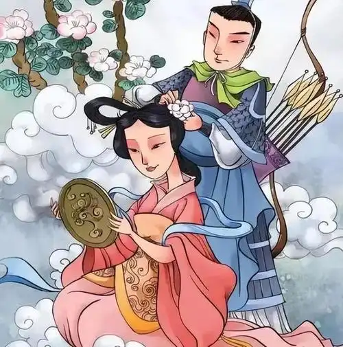 上古时期,后羿和嫦娥原本是一对非常恩爱的夫妻,只是因为后来发生的