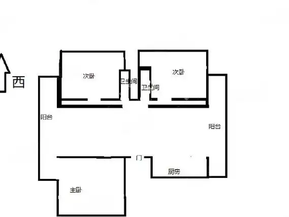 弥勒南湖花园2期南北通透 各个房间都有采光 宽敞大气出租房源真实
