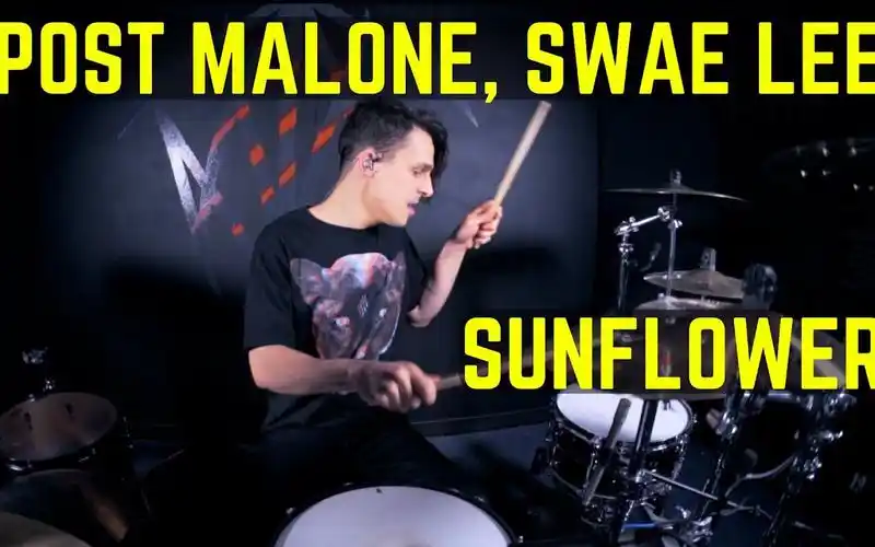 【眼睛不要就捐了】烟鬼御用鼓手matt mcguire翻奏《sunflower》_哔哩