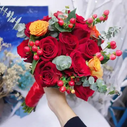 新娘手捧花系列领证捧花 - 绿韵花田鲜花店