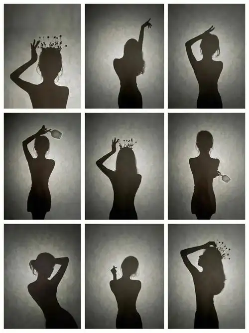 单手影子拍照的教程来喽图2有简单的示意图