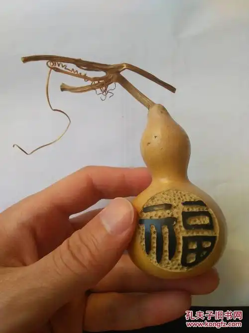 文玩小葫芦雕刻福字,非常细腻,寓意人生有福