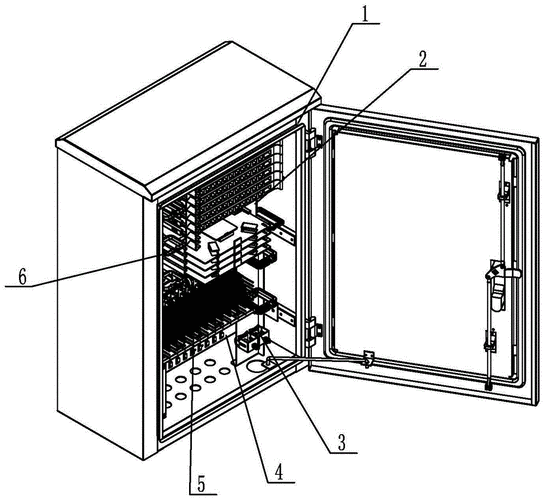 密集商业中心用光缆交接箱的制作方法