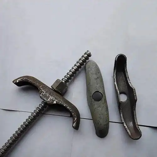 建筑用蝴蝶扣山行件穿墙丝配套山型卡蝴蝶扣工地建筑模板蝴蝶扣