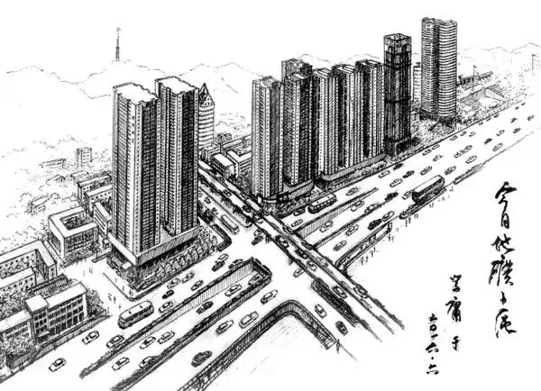 老人手绘今昔贵阳感慨城市变化