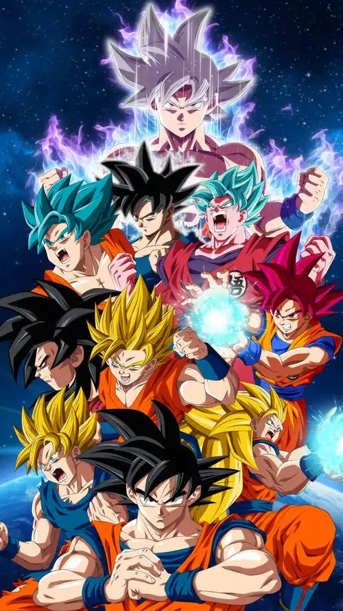 七龙珠动漫人物炫酷插画图片手机壁纸七龙珠动漫人物动漫插画悟空