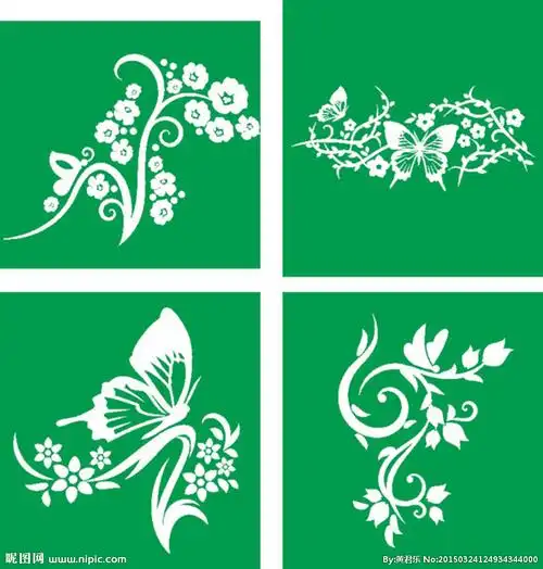 雕花隔断镂空花形台板雕刻图片