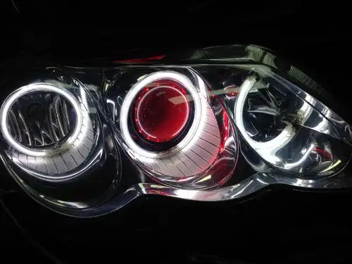 宝安绿盟锐志车灯改装 g1s透镜 02欧司朗套装4300k 天使眼 恶魔眼