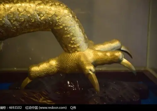 黄金龙爪雕刻高清图片下载_红动中国