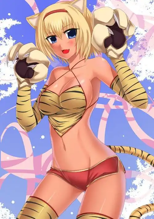 母豹造型(老虎)-兽娘兽人-触站