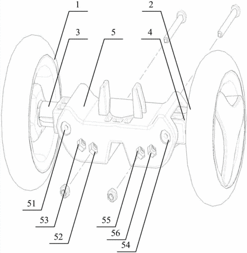 cn107187528a_一种滑板车的前轮结构和滑板车在审