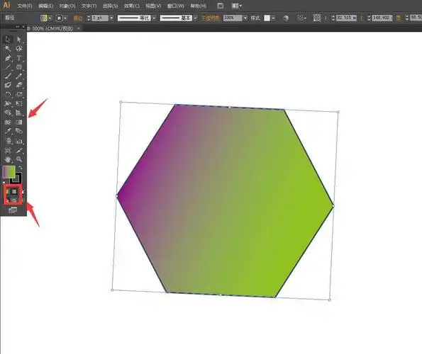 ai填充渐变色添加颜色的技巧
