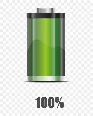 绿色矢量电池素材图