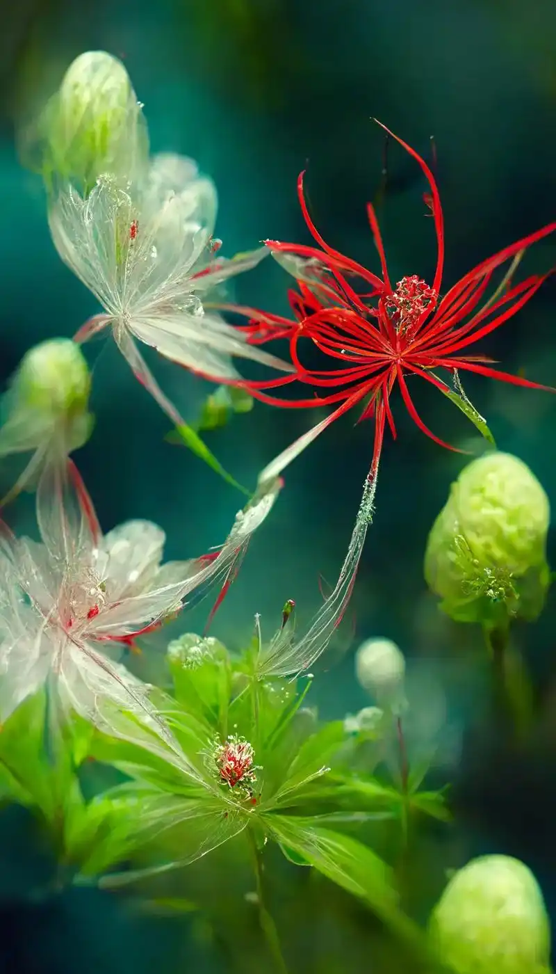 十二种颜色彼岸花,你喜欢那种类型的#图文伙伴计划 #手机壁纸 - 抖音